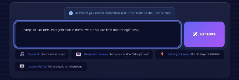 sign in 8-Bit Composer | 8-Bit Music Generators