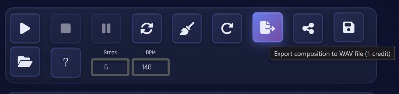 click Export | 8-Bit Music Generators