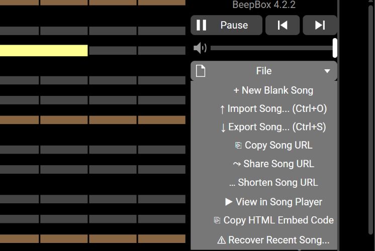 export as WAV | 8-Bit Music Generators