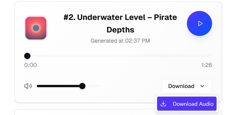 download track as MP3 | 8-Bit Music Generators