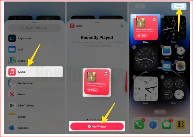 add apple music widget | how to add apple music widget to lock screen