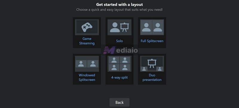 launch XSplit | Add a Background to a Music Performance on AI