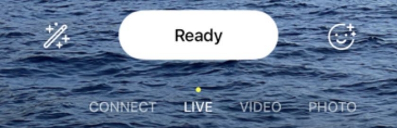 tap Go Live | Add a Background to a Music Performance on AI