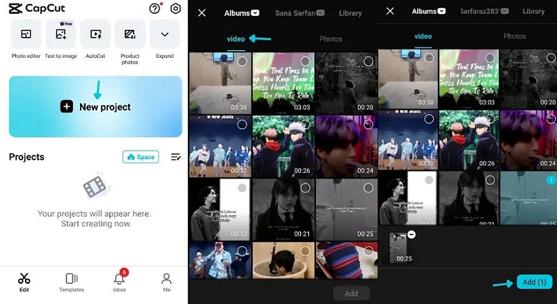 tap Add | Add a Background to a Music Performance on AI