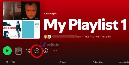 save playlists to library | Make Your Playlist Collaborative on Spotify