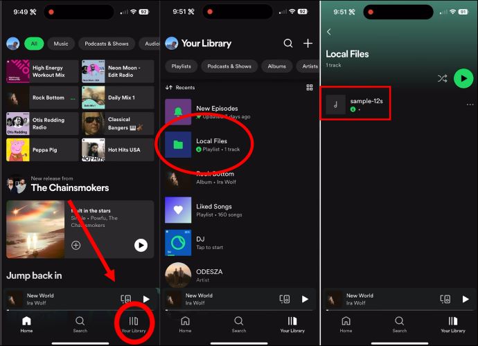 Local Files iPhone | Add MP3 to Spotify