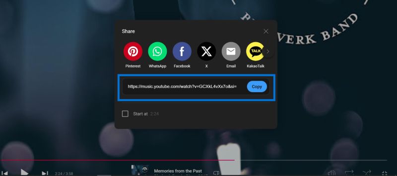 choose Share | Add Music to Google Slides from YouTube