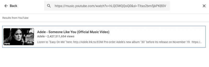 choose Insert | Add Music to Google Slides from YouTube