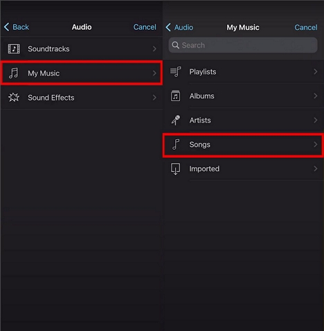 browse titles | Add Music to iMovie