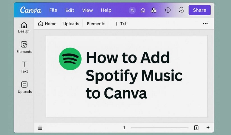 use Spotify in Canva | Add Music to Canva from Spotify