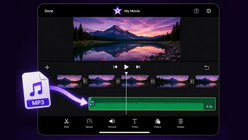 insert songs to iMovie | Add Music to iMovie