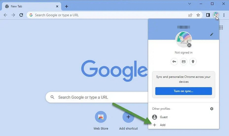 click profile | Add and Switch Accounts on Spotify