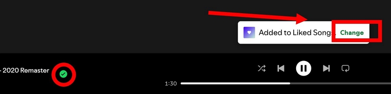 hit Change | Add Songs to Playlists on Spotify