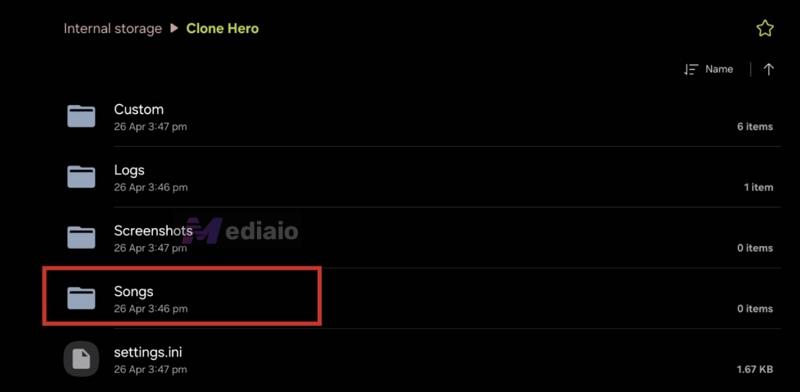 paste folder | Add Songs to Clone Hero