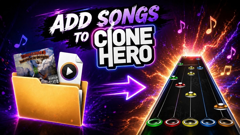 custom songs | Add Songs to Clone Hero