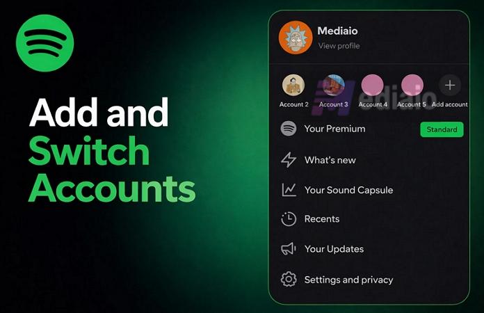 add Spotify accounts | Add and Switch Accounts on Spotify