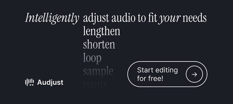 Audjust Music Extender screen | AI Music Extenders