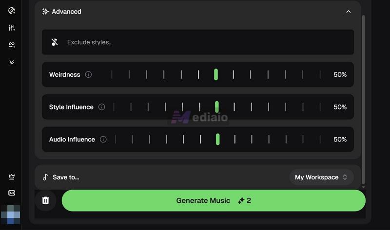 click Generate Music | AI Music Extenders
