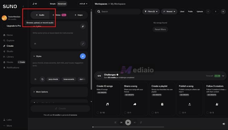 click Audio | AI Music Extenders