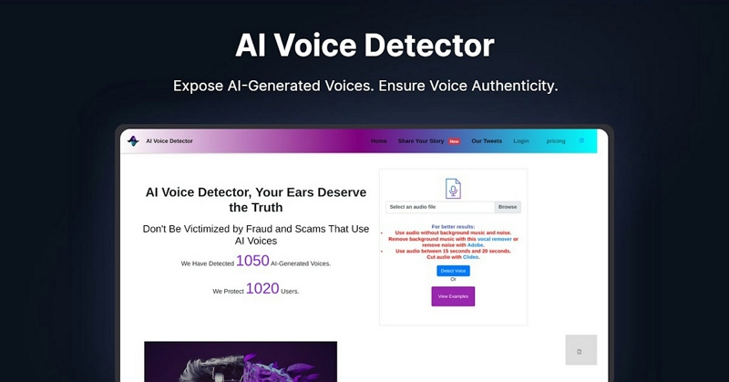 AI Voice Detector | how to tell if music is ai generated