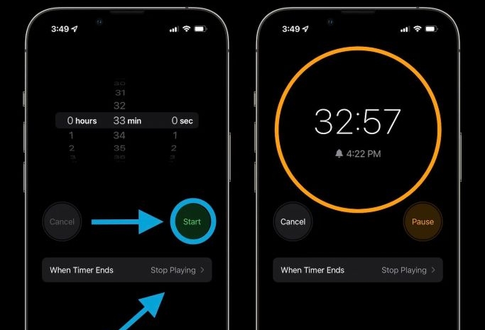 hit Start | Pandora Sleep Timer