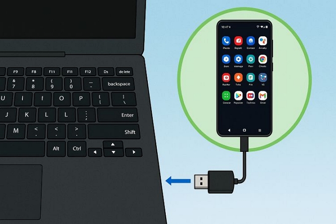 connect Android to computer | Download Spotify Songs to SD Card
