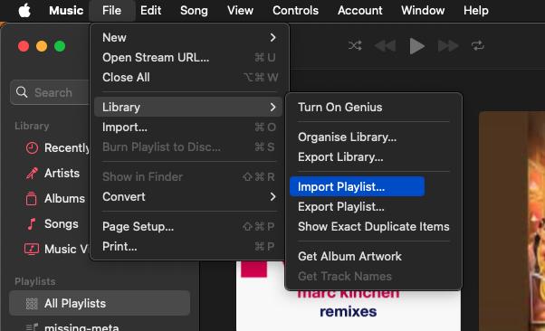 Import Playlist | how to recover deleted playlist on apple music