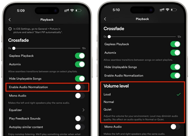 adjust Volume Level | Spotify on CarPlay