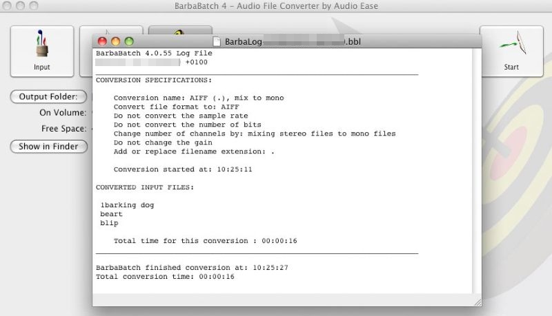 BarbaBatch screen | High-Quality Audio Converter Software