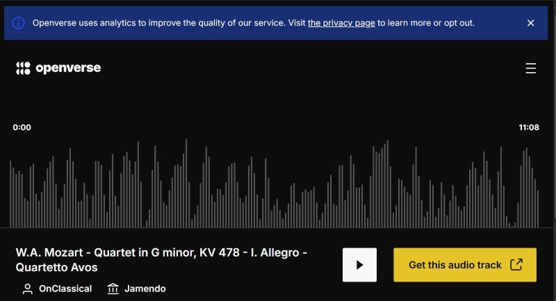 select Get this audio track | Copyright-Free Classical Music