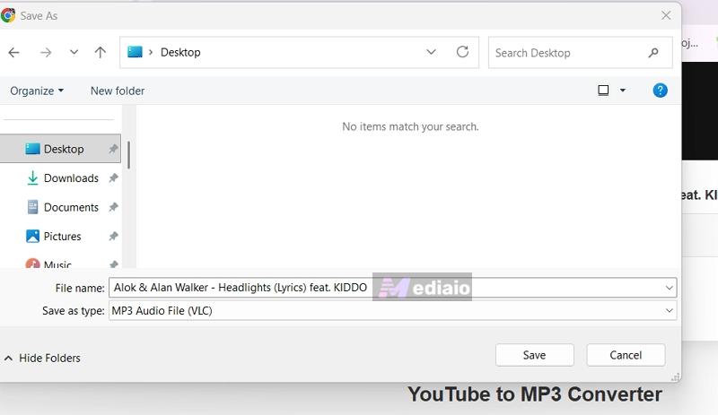 click OK | Download Music from YouTube Music to Computer