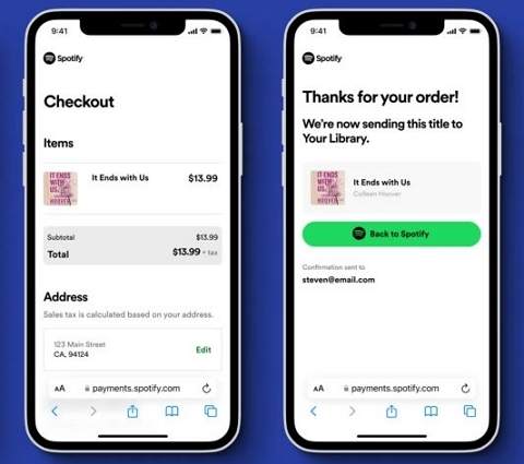 click Back to Spotify | Play and Download Audiobooks from Spotify
