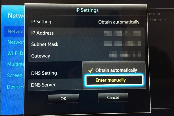 locate DNS Setting | Pandora Not Working