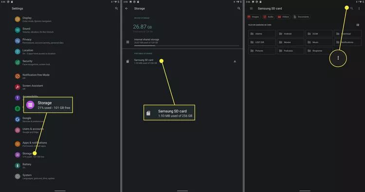tap three-dot | Download Spotify Songs to SD Card