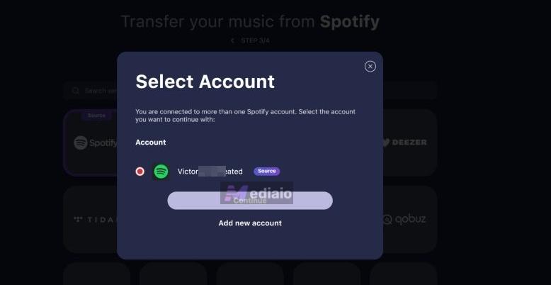 sign into new account | Change Spotify Username