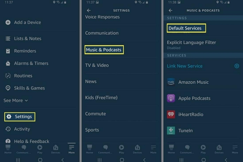 Check Account Linking | amazon music not working