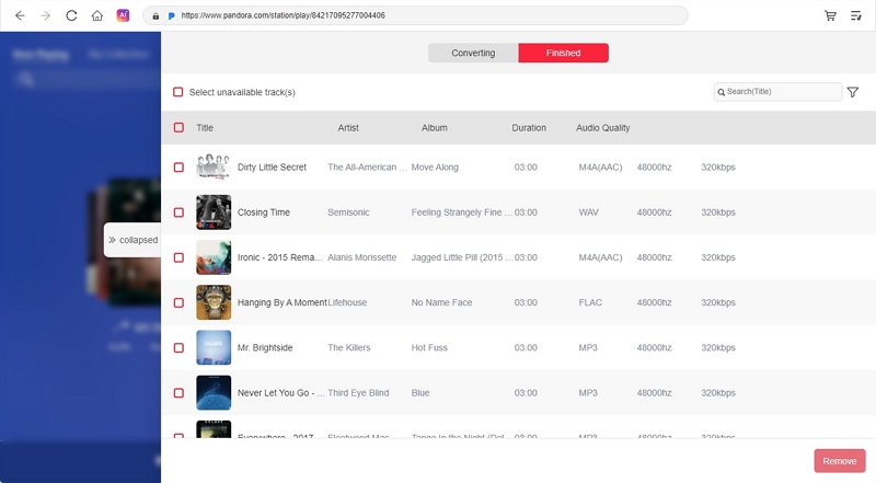 playlist creation | Pandora Mod APK