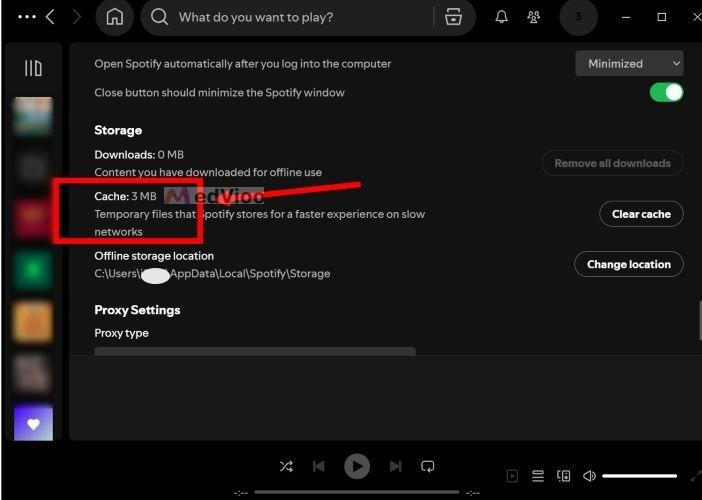 refreshed cache | Clear Spotify Cache