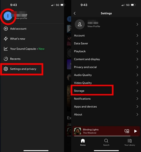 locate Storage | Remove Songs from Spotify Playlists