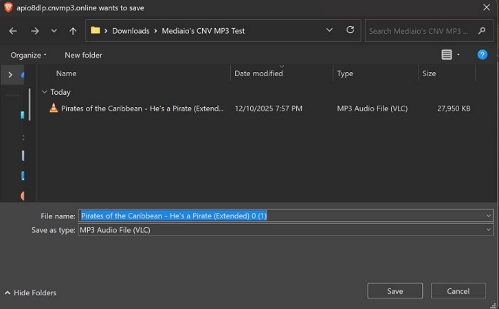 save MP3 | CnvMP3 Review
