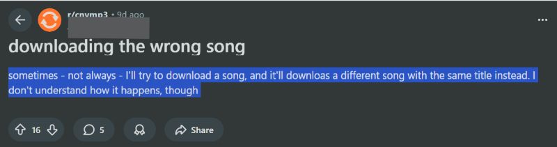 wrong songs | CnvMP3 Review