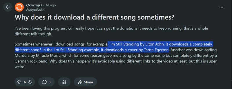 low audio quality | CnvMP3 Review