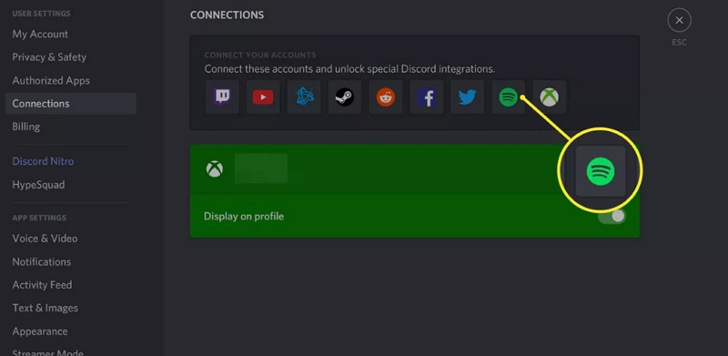 choose Spotify | Play Spotify Together on Discord