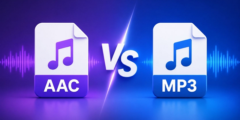 difference between AAC and MP3 | Convert AAC to MP3
