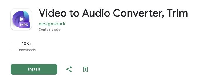 Video to Audio Converter Designshark | Convert AAC to MP3
