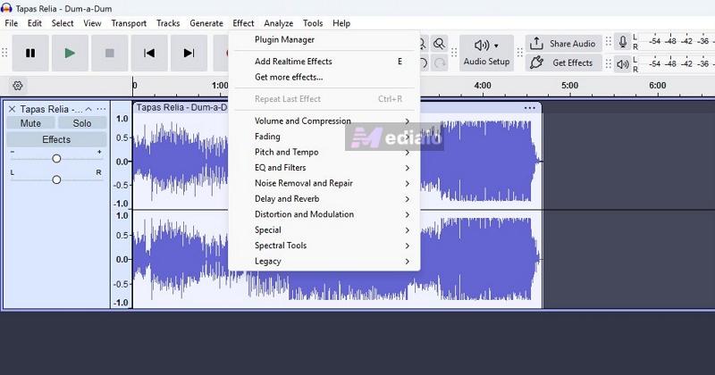 open Effect | Convert AAC to MP3