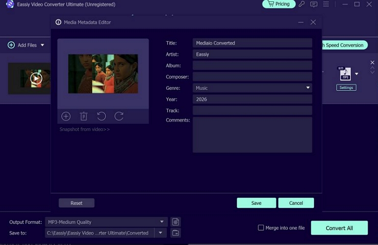 click Convert All | Convert AAC to MP3