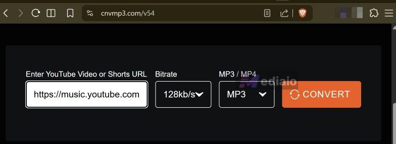 paste copied links | Convert YouTube Music to MP3