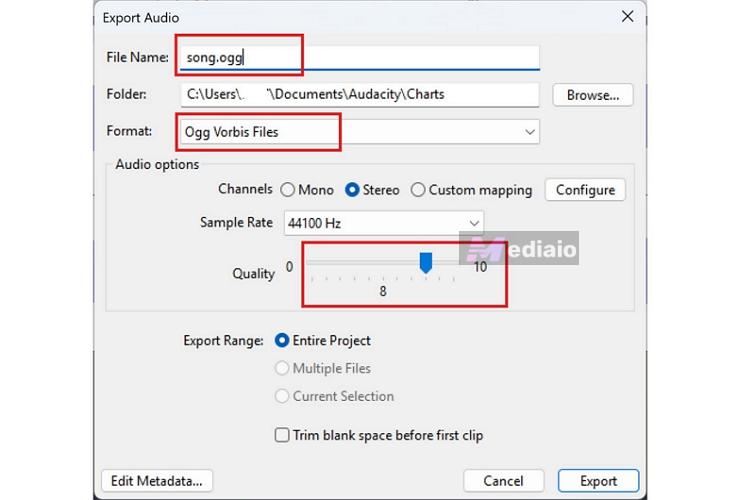 click Export | Add Songs to Clone Hero