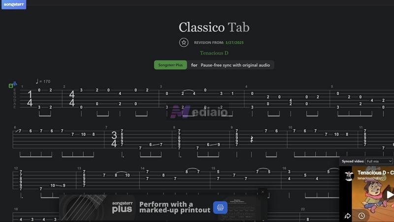 Songsterr | Add Songs to Clone Hero